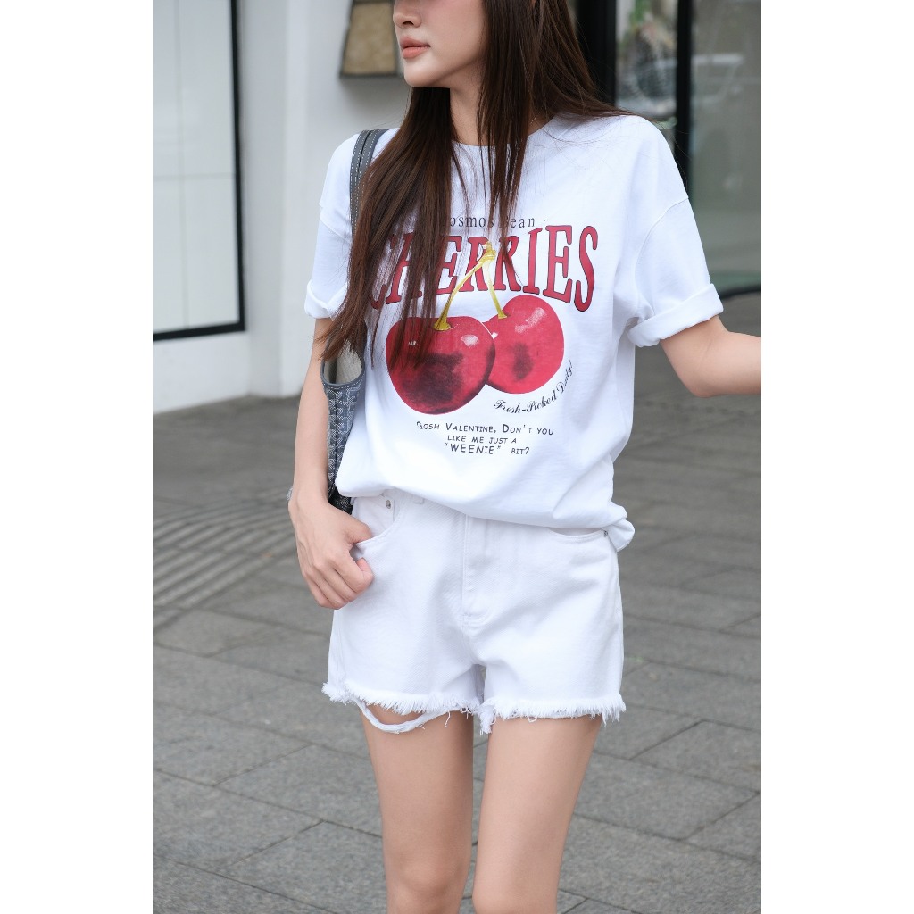 Quần short jeans COCOBEBE BIREF SHORT
