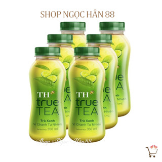 Lốc 6 chai trà xanh vị chanh tự nhiên/ Ôlong TH True Tea 350ml