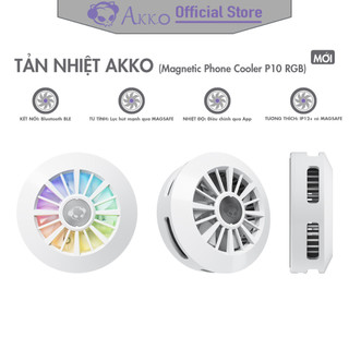 Quạt tản nhiệt điện thoại AKKO Magnetic Phone Cooler P10 - Hàng Chính Hãng