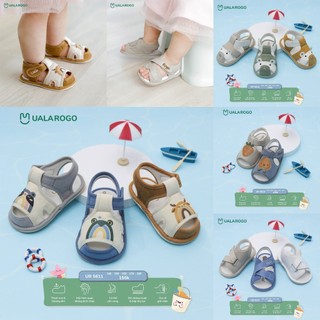 UALAROGO Giày Dép Tập Đi Chống Trơn Trượt Đế Cao Su Non Cho Bé Trai Bé Gái Nhiều Mẫu