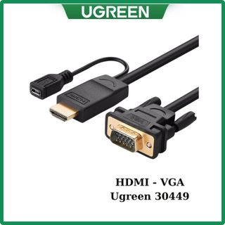 Cáp chuyển HDMI to VGA dài 1.5m Ugreen 30449
