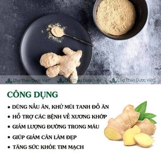 Bột gừng 500g, nguyên chất, cay, thơm, mịn, gia vị nấu ăn, pha trà, giải cảm, tăng sức đề kháng
