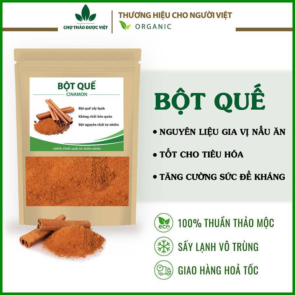 Bột quế 500g, nguyên chất, thơm, mịn, gia vị nấu ăn, làm bánh, xông nhà, khử mùi