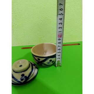 Combo 3 Thố sành, hủ đựng gia vị 9 cm