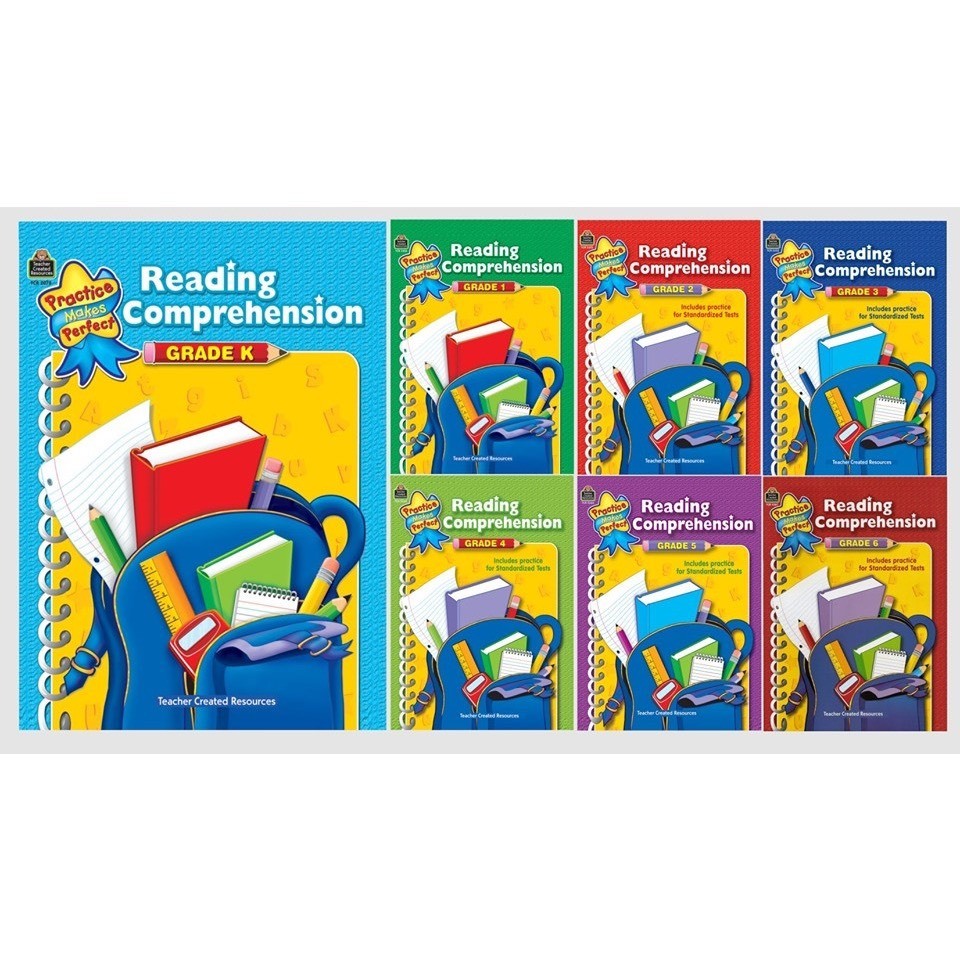 Sách - Reading comprehension 7q (Trọn bộ từ grade K đến 6)