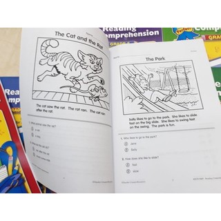 Sách - Reading comprehension 7q (Trọn bộ từ grade K đến 6)