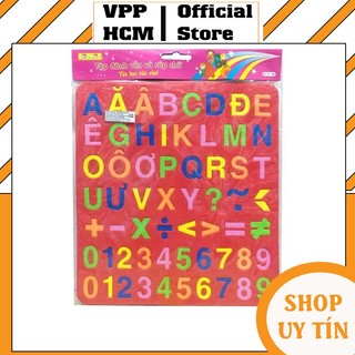 Bảng chữ cái xốp tiếng việt cho bé ghép chữ