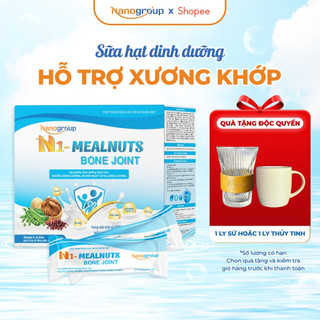 Sữa hạt hỗ trợ xương khớp Nanogroup bổ sung canxi hộp 16 gói (20g /gói)