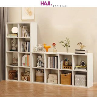 Kệ sách gỗ đa tầng chia nhiều ngăn thương hiệu HAJI - AA22