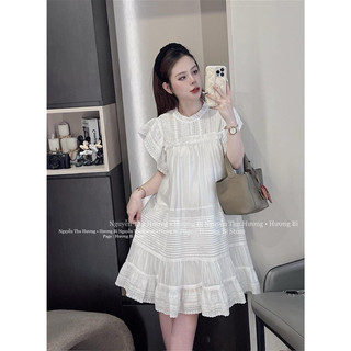 Váy babydoll trắng cánh tiên siêu xinh