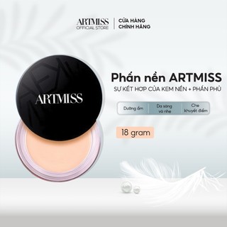 Phấn nền artmiss - sự kết hơp của kem nền + phấn phủ phấn nền dạng nén chất lì che phủ khuyết điểm 18g