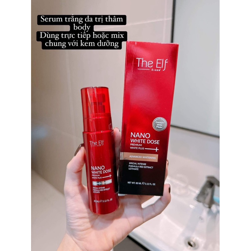 Serum trắng da mờ sẹo the elf nano thái lan
