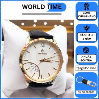 Đồng Hồ Nam Sunrise DM783SWA  Chính Hãng Full Box  Sapphire Chống Xước , Chống Nước ,Bảo Hành 3 Năm