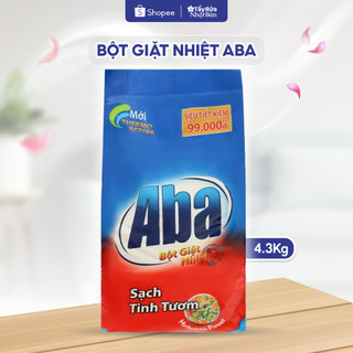 Bột giặt nhiệt aba 4.3kg sạch tinh tươm