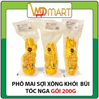 Phô mai sợi xông khói Búi Tóc Nga vị mặn, béo, thơm.