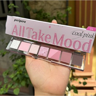 BẢNG PHẤN MẮT 8 Ô PERIPERA All Take Mood Palette MÀU 04 IF PINK CHECK DM PLZ