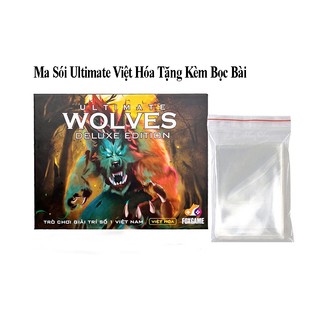 Combo Bài Ma Sói Ultimate Việt Hóa Và Sleeves Bọc Bài