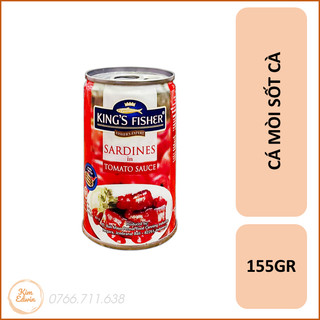 King's fisher cá mòi sốt cà chua 155gr