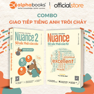 Sách - lẻ/combo làm chủ tiếng anh giao tiếp: nuance - 50 sắc thái của từ + nuance 2 - 50 sắc thái của câu