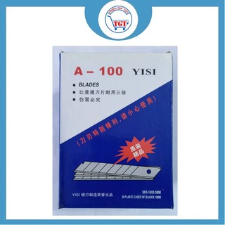 Hộp lưỡi dao rọc giấy  A100 (hộp 10 dao)