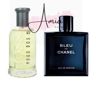 Combo 2 chai Nước hoa nam chính hãng Bleu De Chanel (EDT) For Men 100ml XT8 + Hugo Boss Bottled 100ml XT219