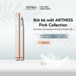 Bút kẻ mắt ARTMISS Pink Collection dạng lỏng khô nhanh chống nước không nhòe màu 1g