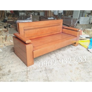 Ghế sofa gỗ sồi dài 2m