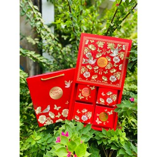 hộp trung thu huyền vũ 4 bánh 150-250gr hàng có sẵn siêu tiết kiệm