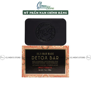 Cục Xà Phòng Than Hoạt Tính 18.21 Man Made Detox Bar 198g – Hương Sweet Tobacco