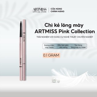 Chì kẻ lông mày ARTMISS Pink Collection màu bền chống nước hỗ trợ trang điểm tiện dụng 0.1g