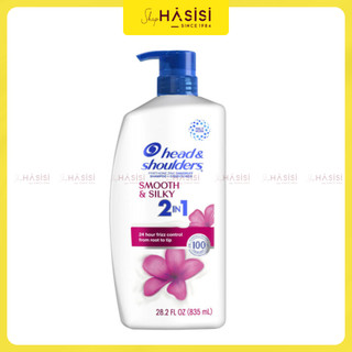 Gội xả h&s - smooth & silky 2in1 shampoo & conditioner 835ml