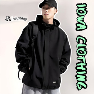 Áo khoác dù trơn có nón nam nữ ulzzang hot kiểu trơn, áo bomber dù unisex 2 lớp form mặc đẹp iowa