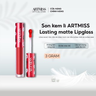 Son kem lì ARTMISS Lasting matte Lipgloss chống dính lâu trôi 3g