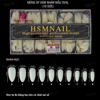 Móng úp nhám tròn nhọn hsm đủ size