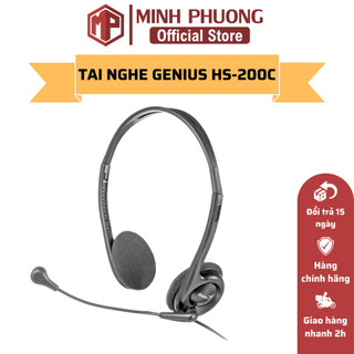Tai nghe có dây genius hs-200c - hàng chính hãng
