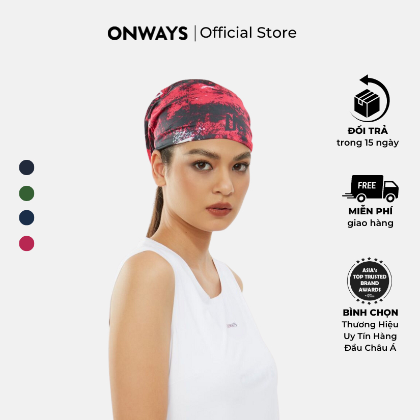 ONWAYS Khăn Đa Năng  Thoáng Khí, Chống Nắng MULTI HEADBAND Ver 3
