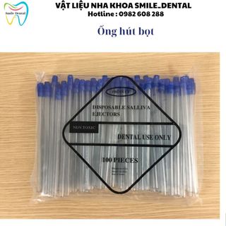 Ống hút nước bọt nha khoa - Ống hút bọt Việt Nam , Ý mềm