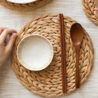 Thảm lục bình chụp ảnh sản phẩm, lót sàn