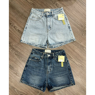 Quần short jeans xẻ lai lưng cao Uban 92