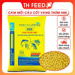 [LOẠI NGON] 5kg Cám H88 Hải Vương mồi câu cá thơm cốt vàng, 20 đạm, chuyên mồi câu cá chép, trôi, trắm, rô phi...