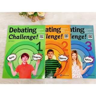 Sách - Debating Challenge - 3 cuốn (Quét mã lấy file nghe hoặc shop gửi link file nghe và đáp án)