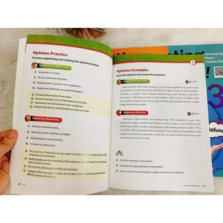 Sách - Debating Challenge - 3 cuốn (Quét mã lấy file nghe hoặc shop gửi link file nghe và đáp án)