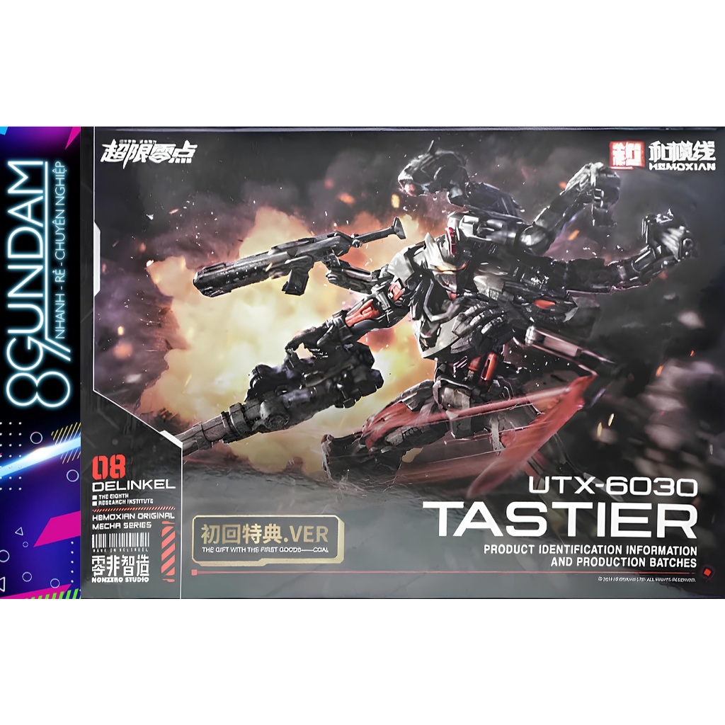 [CÓ SẴN] Mô Hình Lắp Ráp Over Zero TASTIER (tặng kèm chó máy và base độc quyền)