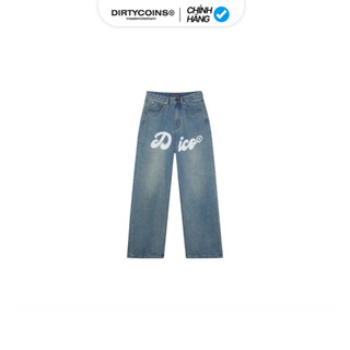 Quần DirtyCoins Dico Comfy Wide Leg Women Jeans - Moss Blue