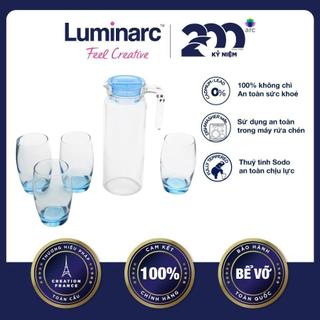 Bộ bình ly thủy tinh Luminarc 5 món Rotterdam Ice Blue- LUROJ1799