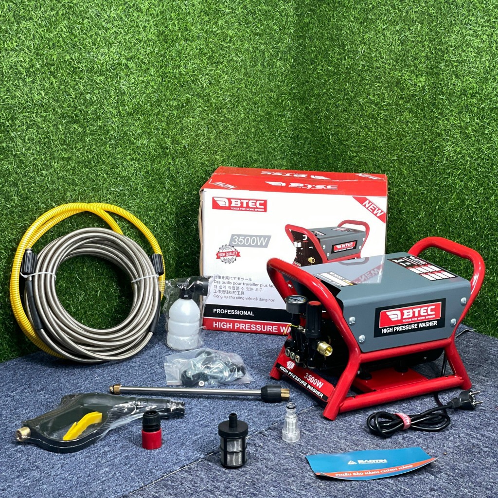 Máy Rửa Xe Chỉnh Áp Btec BT3500B