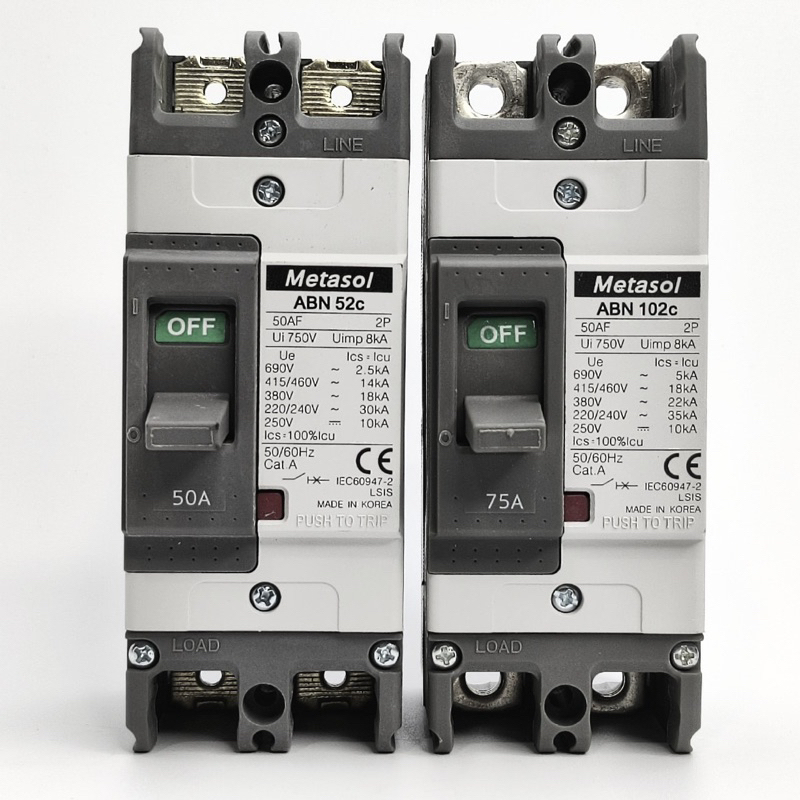 Aptomat 2 Pha - MCCB ABN 20A~100A