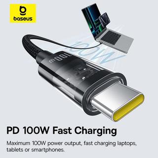 Cáp Sạc Baseus Gem 100W Type-C to Type-C | Thiết Kế Nhỏ Gọn, Chip E-Marker