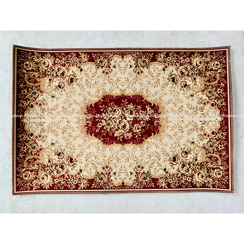 Thảm nhung 3D màu nâu (60x90cm) BINBIN TSN17