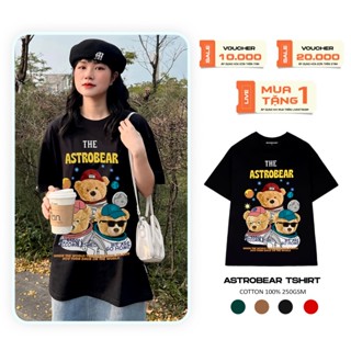 Áo thun THEASTROBEAR Basic Tee phông nam nữ tay lỡ [BRN 14]
